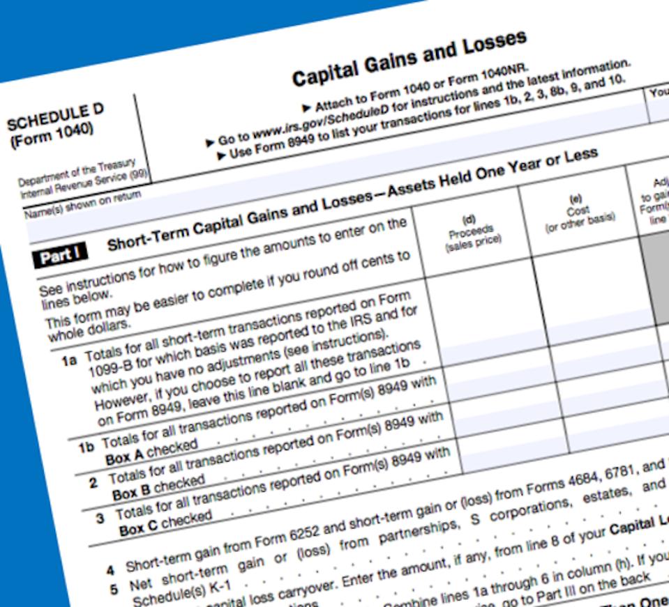 capital gains tax schedule instructions
