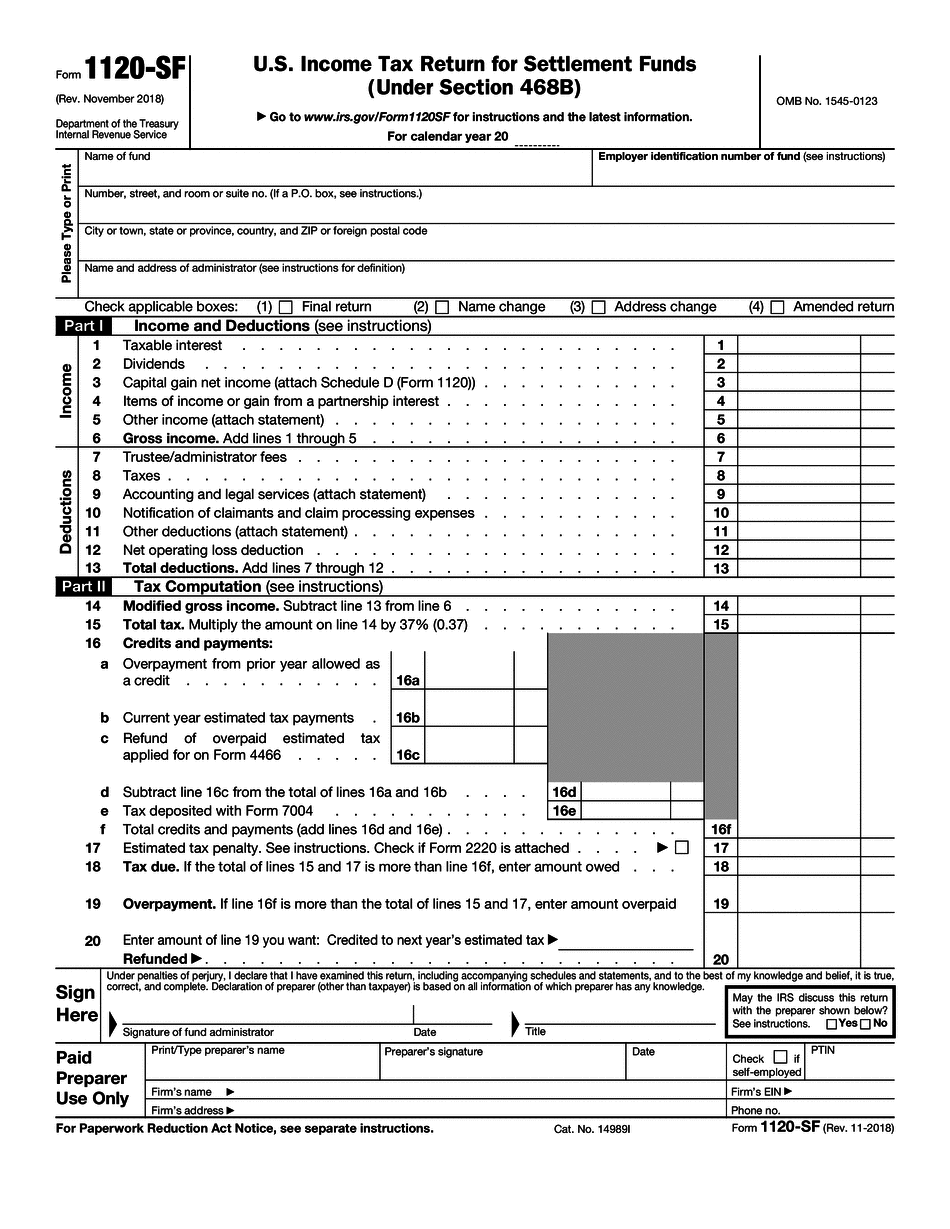 form 1120 filing instructions