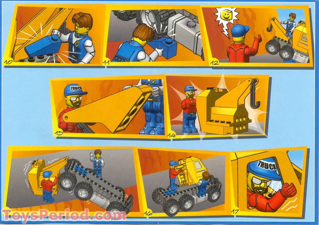 lego junior recycling truck instructions