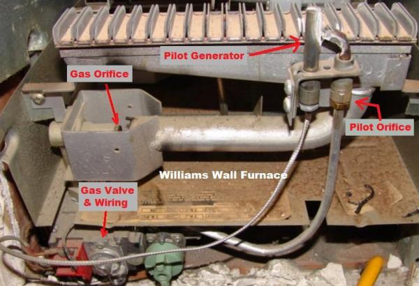williams wall furnace installation instructions