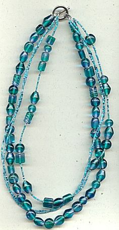multi strand seed bead necklace instructions