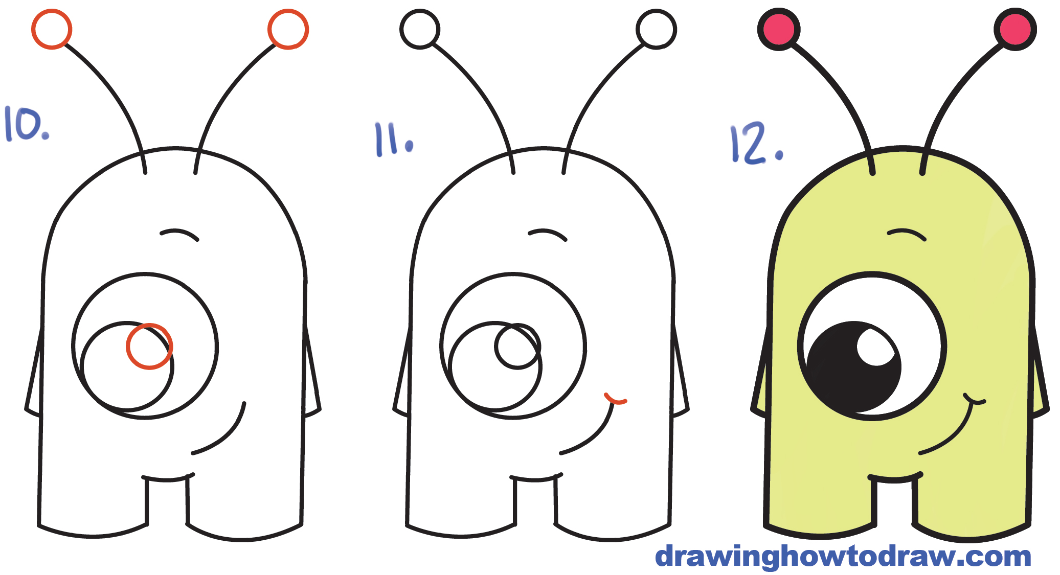 step by step drawing instructions