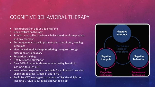 sleep restriction therapy instructions