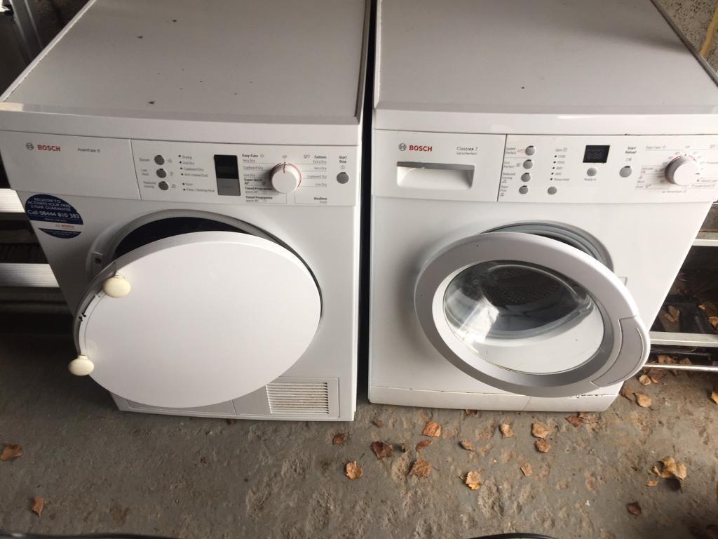bosch washing machine dryer instructions