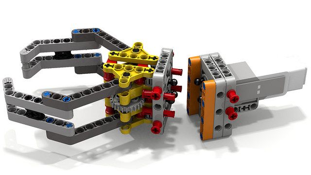 nxt robot claw building instructions