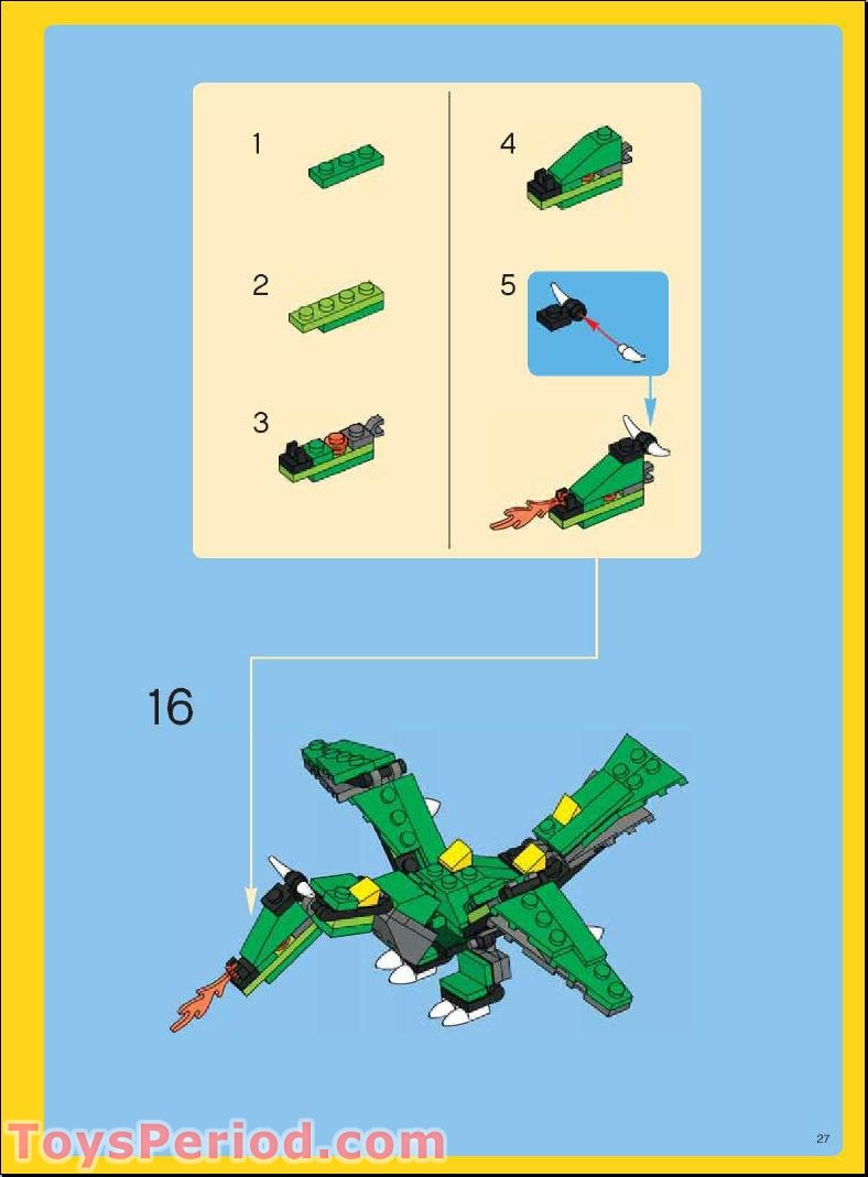 lego creator 3 in 1 instructions