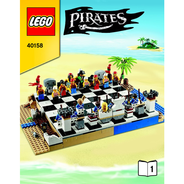 lego pirates chess set instructions